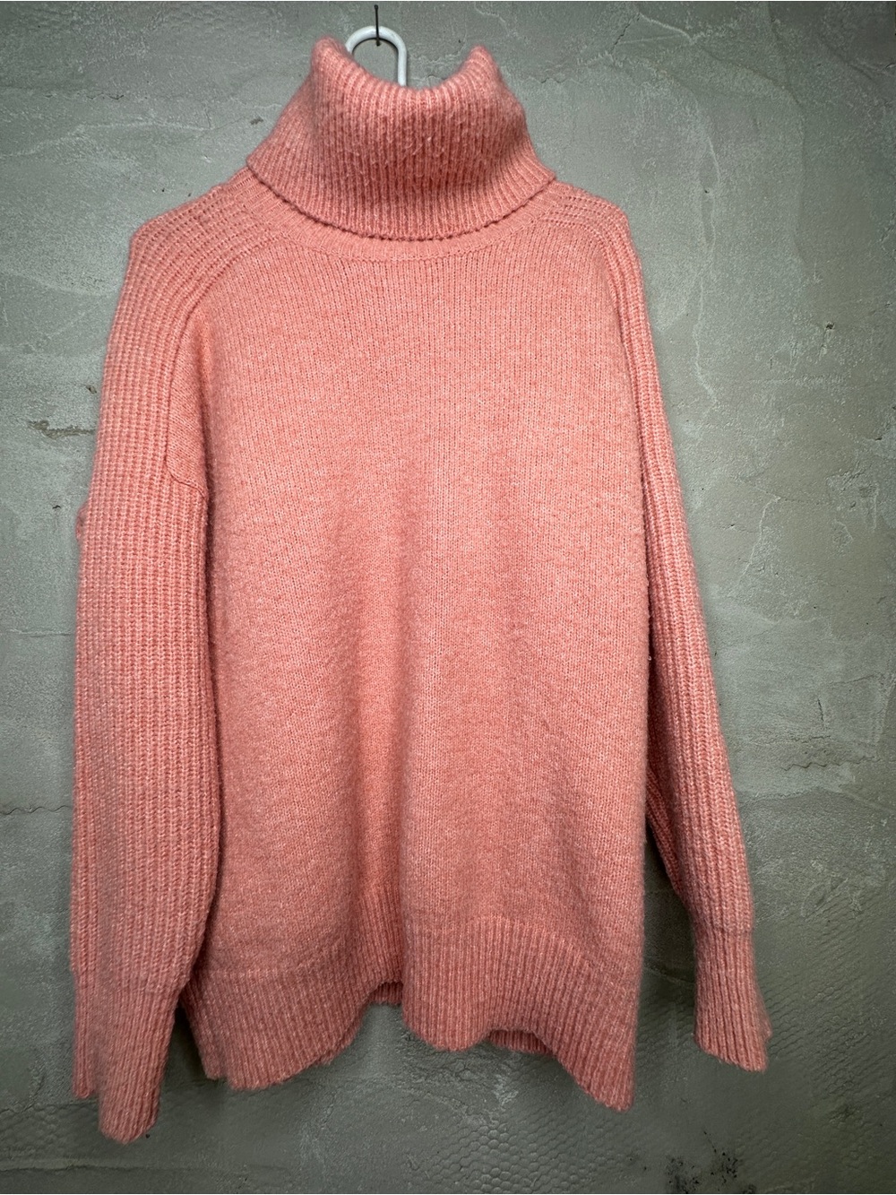 Philosophy Republic Clothing Oversized Turtleneck Sweater Size M Dusty Rose Pink